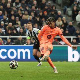 لامين يامال يهدد رقماً مميزاً لكيليان مبابي في دوري أبطال أوروبا