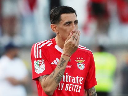 أنخيل دي ماريا بعد مباراة بنفيكا وسبورتينغ في نهائي كأس البرتغال - 25 مايو 2025 - Reuters