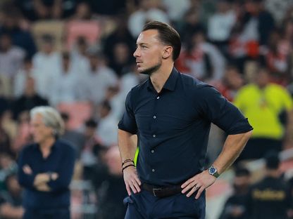 ماتياس يايسله مدرب الأهلي في كلاسيكو النصر بدوري روشن السعودي - 2 يناير 2026 - Reuters