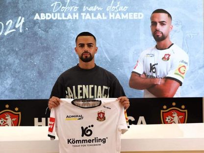 العراقي عبد الله طلال حميد بعد التوقيع مع نادي جوريتسا الكرواتي حتى 2024 - 9 أغسطس 2023 - X/IraqFootballPod