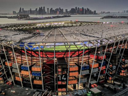 ملعب 974 يطل على شاطيء الخليج العربي - Twitter