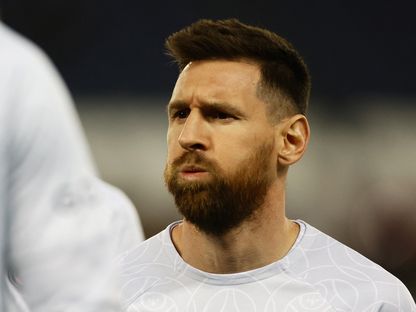الأرجنتيني ليونيل ميسي لاعب باريس سان جيرمان الفرنسي - reuters
