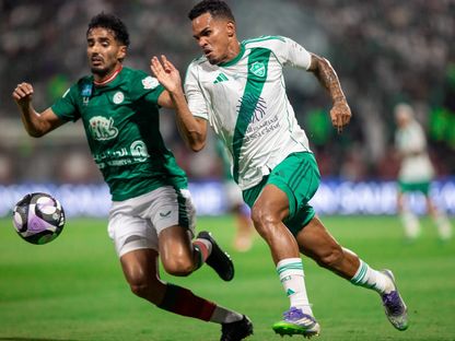 جانب من مباراة الاتفاق والأهلي بدوري روشن السعودي - 12 سبتمبر 2025 - X/@aawsat_spt