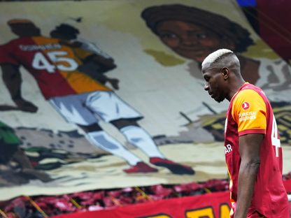 فيكتور أوسيمين خلال مباراة غلطة سراي وليفربول بدوري أبطال أوروبا - 10 مارس 2026 - X/GalatasaraySK