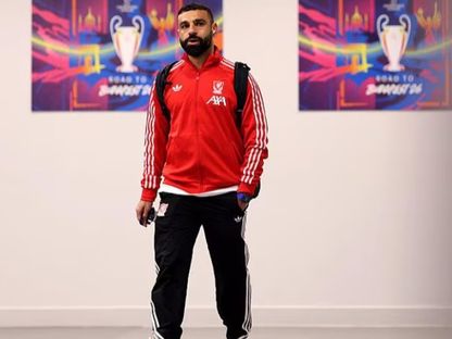 محمد صلاح مهاجم ليفربول يصل إلى أنفيلد قبل مباراة باريس سان جيرمان بدوري أبطال أوروبا - 14 أبريل 2026 - uefa.com