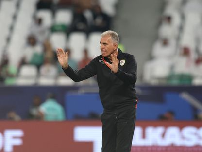 كارلوس كيروش في مباراة عمان والسعودية بكأس العرب - 4 ديسمبر 2025 - X/@Oman_NT