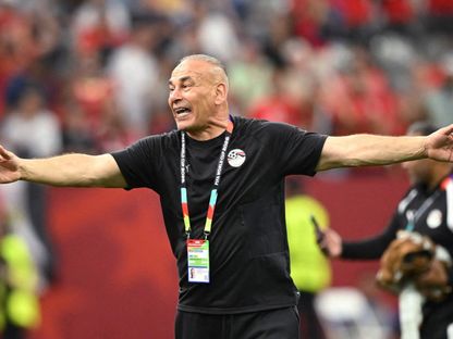 إبراهيم حسن مدير منتخب مصر خلال مواجهة نيوزيلندا في كأس العالم 2026 - 22 يونيو 2026 - REUTERS