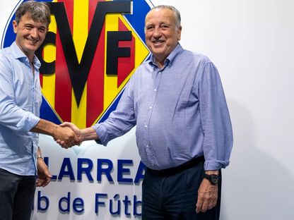 خوسيه روخو مارتين بعد توقعيه كمدرب جديد لنادي فياريال - 9 سبتمبر 2023 - X/VillarrealCF