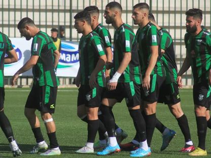 لاعبون من النادي الرياضي القسنطيني خلال مباراة ضد شباب بلوزداد - 4 يوليو 2023 - Twitter/@CSCClub1898