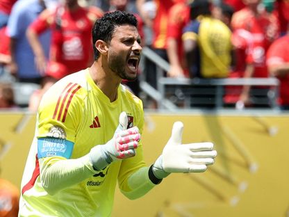 محمد الشناوي خلال مباراة بالميراس والأهلي بكأس العالم للأندية - 19 يونيو 2025 - Reuters