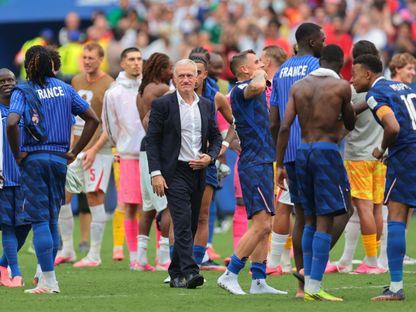 مدرب فرنسا ديدييه ديشان بعد الهزيمة أمام إنجلترا في مباراة تحديد المركز الثالث بكأس العالم - 18 يوليو 2026 - IMAGN IMAGES via Reuters