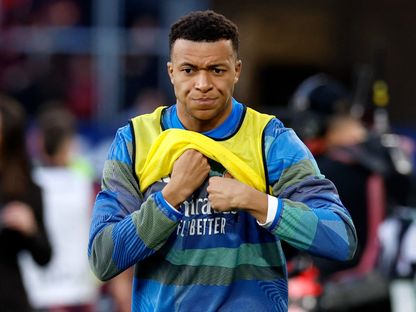 كيليان مبابي قبل مباراة أوساسونا وريال مدريد بالدوري الإسباني - 24 فبراير 2026 - Reuters