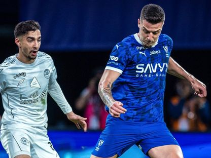 ميلينكوفيتش سافيتش في مباراة الهلال والشباب بدوري روشن السعودي للمحترفين 21-4-2025 - Hilal/x