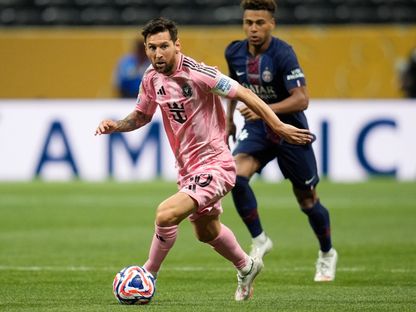 ليونيل ميسي من مباراة فريقه إنتر ميامي أمام باريس سان جيرمان بكأس العالم للأندية - 29 يونيو 2025 - Reuters