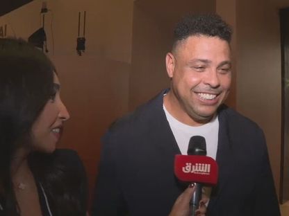 أسطورة البرازيل رونالدو نازاريو خلال مقابلة مع مراسلة الشرق خلال القمة العالمية للرياضة - 29 ديسمبر 2025 - الشرق