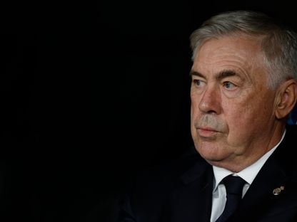 الإيطالي كارلو أنشيلوتي خلال المواجهة بين ريال مدريد وإسبانيول في الدوري الإسباني - 21 سبتمبر 2024 - Reuters