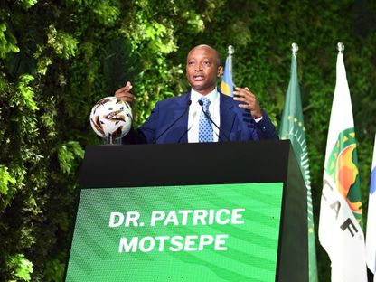 باتريس موتسيبي رئيس الاتحاد الإفريقي لكرة القدم - 6 أكتوبر 2025 - X/CAF_Online