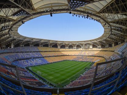 ملعب الجوهرة المشعة قبل انطلاق نهائي كأس خادم الحرمين الشريفين بين الهلال والنصر- 31 مايو 2024 - X/@KingCupSA