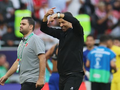 مدرب الأردن جمال سلامي بعد مباراة ضد الكويت في كأس العرب - 6 ديسمبر 2025 - REUTERS