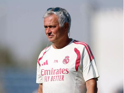 جوزيه مورينيو خلال تدريب لريال مدريد - 11 أغسطس 2026 - realmadrid.com