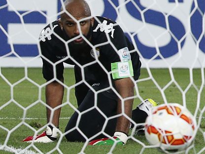 حارس المنتخب العماني علي الحبسي - REUTERS