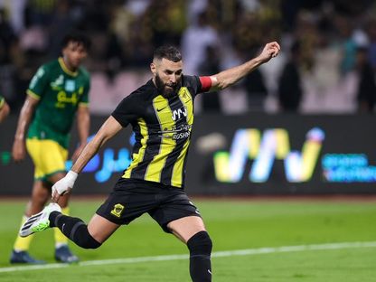 الفرنسي كريم بنزيما مهاجم فريق الاتحاد السعودي  - X/ittihad