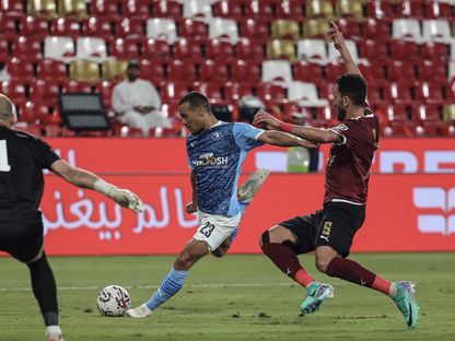 تسديدة فخري لاكاي في مباراة بيراميدز وسيراميكا 28-12-2023 - Pyramids/x