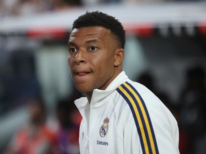 كيليان مبابي قبل مباراة بين ريال مدريد وأتلتيك بلباو - 23 مايو 2026 - REUTERS
