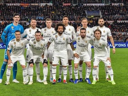 صورة جماعية لفريق ريال مدريد - AFP