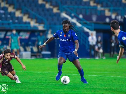 مباراة الهلال والفيصلي في دوري كأس الأمير محمد بن سلمان لكرة القدم  - Twitter