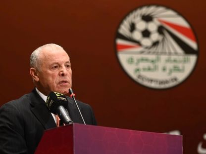 رئيس الاتحاد المصري لكرة القدم هاني أبو ريدة في مؤتمر صحفي - 22 يناير 2026 - EgyptNT_EN/x