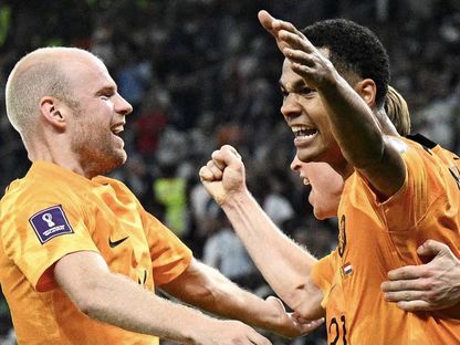 جاكبو يسجل أول أهداف هولندا في مونديال 2022 أمام السنغال - AFP