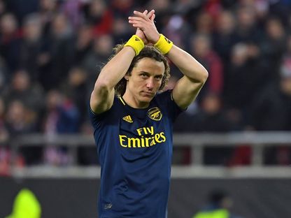 مدافع "أرسنال" البرازيلي دافيد لويز. - AFP