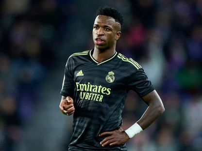 لاعب ريال مدريد فينسيوس جونيور خلال مباراة بلد الوليد - 30 ديسمبر 2022  - Getty 