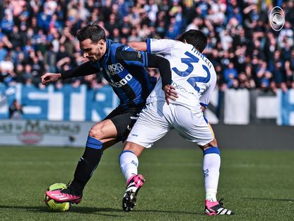 من مباراة أتالانتا وليتشي في الدوري الإيطالي  - twitter/@Atalanta_BC