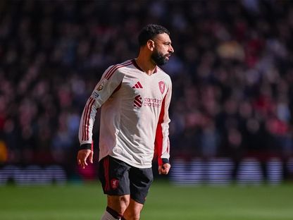محمد صلاح نجم ليفربول خلال لقاء نوتنغهام فورست بالدوري الإنجليزي - 22 فبراير 2026 - X@LFC