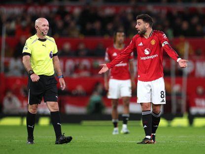 برونو بعد خسارة يونايتد: إذا تحدثت عن الحكم فسأقع في مشكلة كبيرة