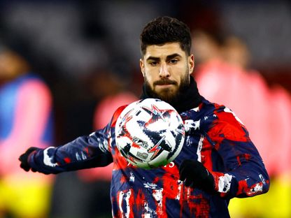 ماركو أسينسيو لاعب باريس سان جيرمان قبل مواجهة تولوز بالدوري الفرنسي - 22 نوفمبر 2024 - REUTERS