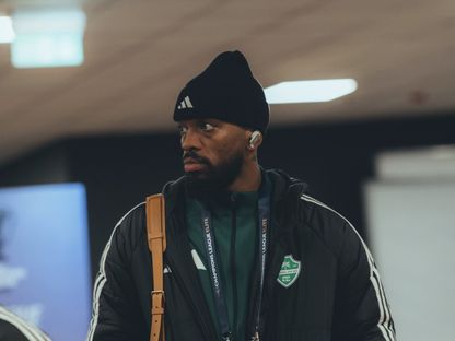 إيفان توني لاعب الأهلي قبل مواجهة الشرطة في دوري أبطال أسيا للنخبة - 22 ديسمبر 2025 - X/@ALAHLI_FC