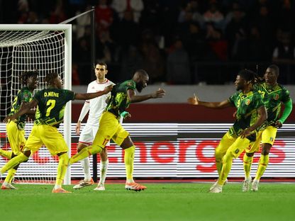 احتفال لاسين سينايوكو بهدفه في مباراة مالي وتونس بكأس أمم إفريقيا - 3 يناير 2026 - Reuters