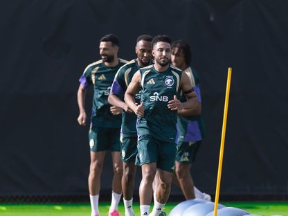 خلال تدريب للمنتخب السعودي في الولايات المتحدة - 3 يونيو 2026 - X/@SaudiNT
