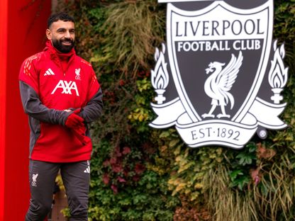 محمد صلاح في تدريبات ليفربول قبل مواجهة نوتنغهام فورست بالدوري الإنجليزي - 18 فبراير 2026 - X@LFC
