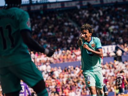 لامين يامال بعد تسجيله هدفاً لبرشلونة في مرمى ليفانتي - 13 سبتمبر 2026 - fcbarcelona.es