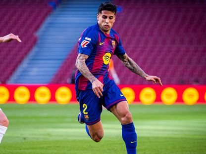 جواو كانسيلو خلال مباراة برشلونة وليفانتي بالدوري الإسباني - 22 فبراير 2026 - X/FCBarcelona_es