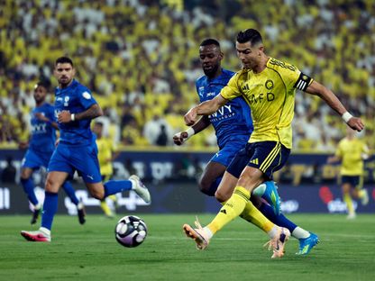 كريستيانو رونالدو خلال مواجهة النصر والهلال بالدوري السعودي - 12 مايو 2026 - Reuters