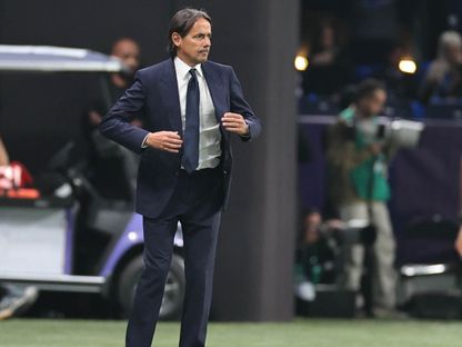 سيموني إنزاغي مدرب الهلال في مباراة الشرطة العراقي بدوري أبطال آسيا للنخبة - 25 نوفمبر 2025 - X/@aawsat_spt