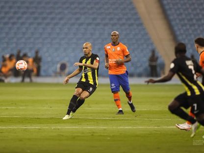 فابينيو لاعب الاتحاد في مواجهة فريقه أمام الفيحاء - 29 سبتمبر 2023 - twitter/ittihad