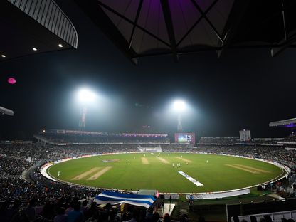  ملعب الكريكيت Eden Gardens في كالكوتا بالهند - AFP