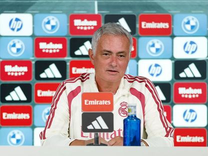 مدرب ريال مدريد جوزيه مورينيو خلال مؤتمر صحافي - 29 أغسطس 2026 - realmadrid.com