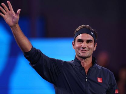 روجر فيدرير في دورة شنغهاي الصينية - 10 أكتوبر 2025 - Reuters